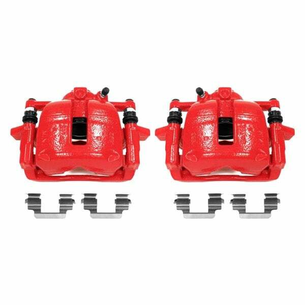 Power Stop 07-16 Mini Cooper Front Red Calipers w/Brackets - Pair - S3320