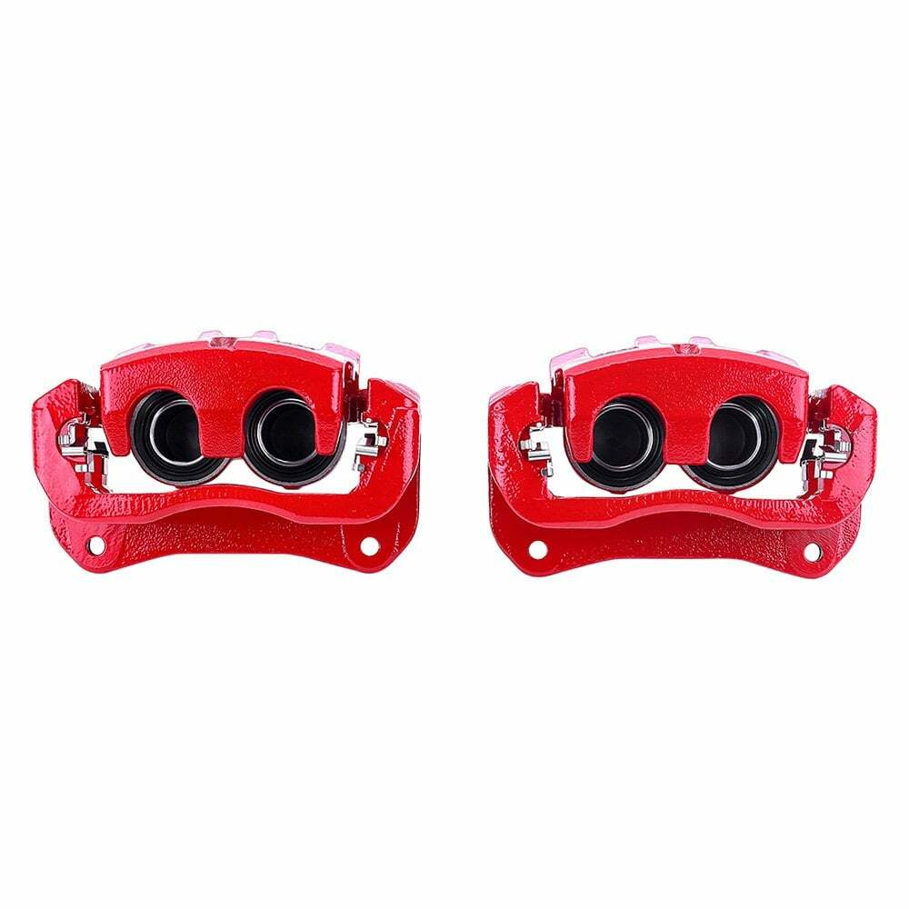 Power Stop 15-17 Lexus NX200t Front Red Calipers w/Brackets - Pair - S3352