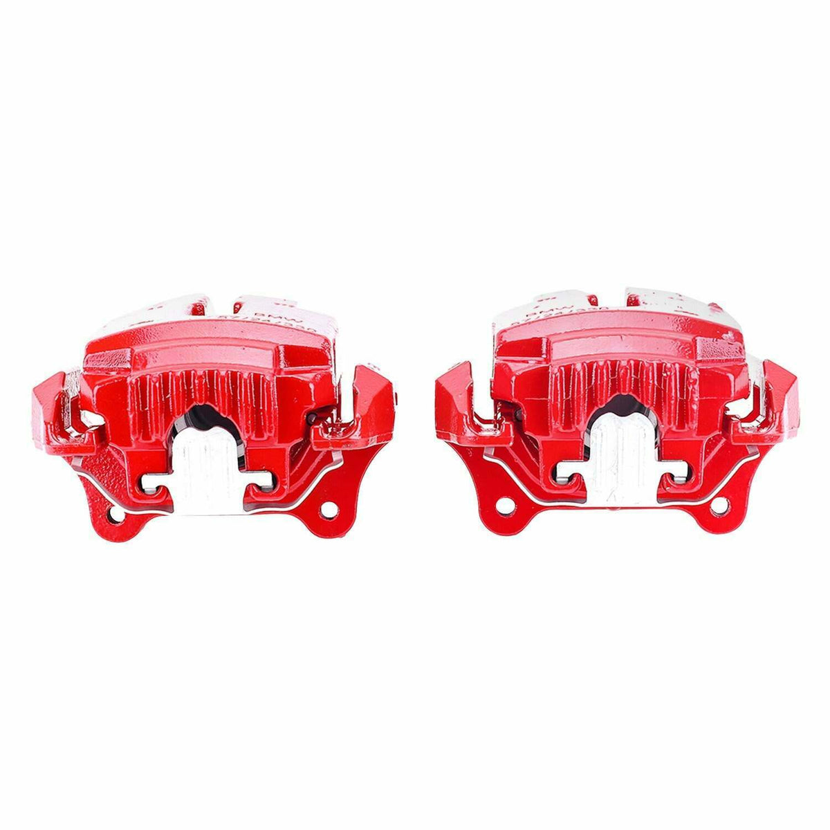 Power Stop 2006 BMW 330i Front Red Calipers w/Brackets - Pair - S3410