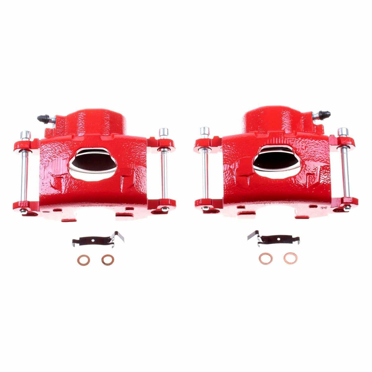 Power Stop 1977 Buick Electra Front Red Calipers - Pair - S4006