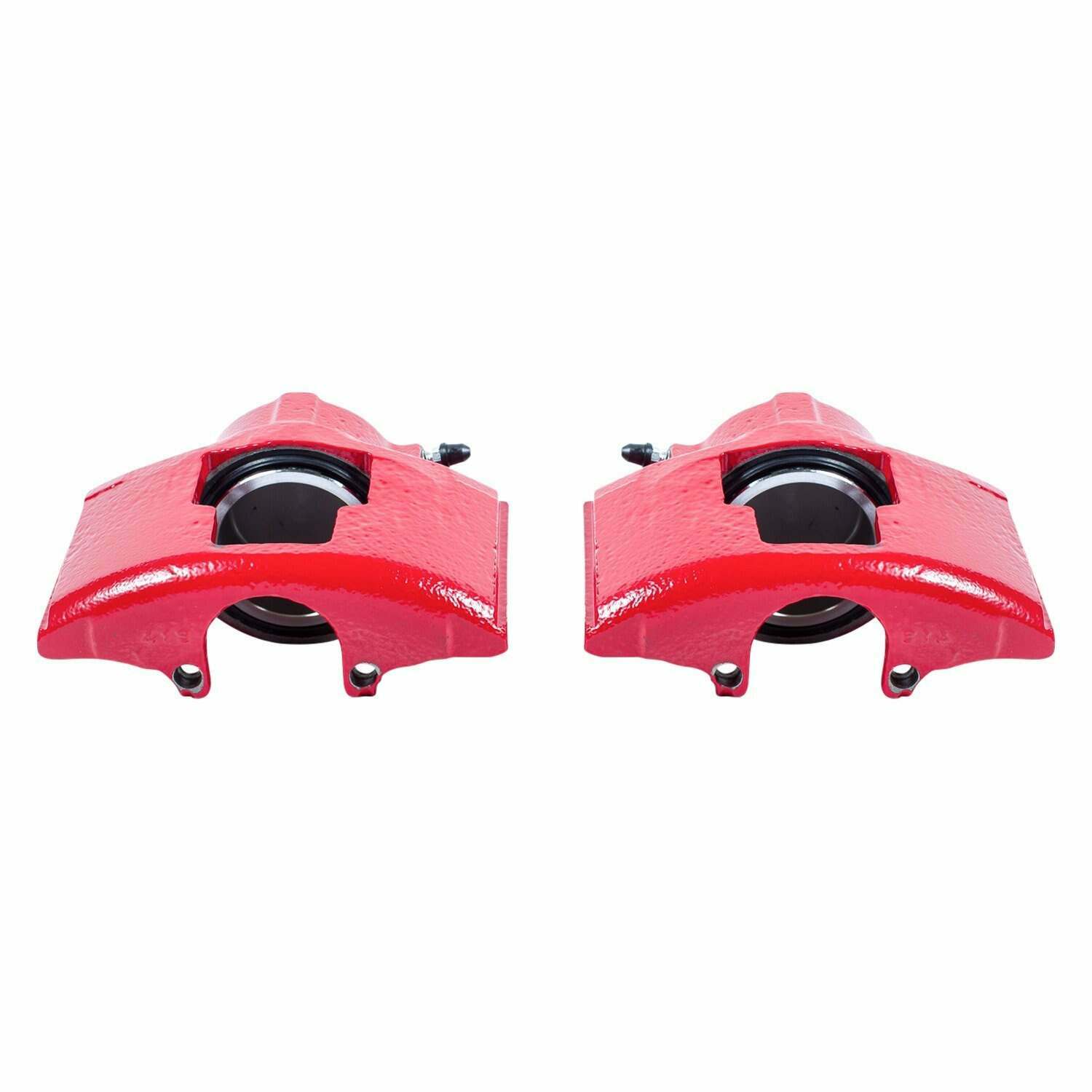 Power Stop 90-00 Chevrolet C3500 Front Red Calipers w/o Brackets - Pair - S4347