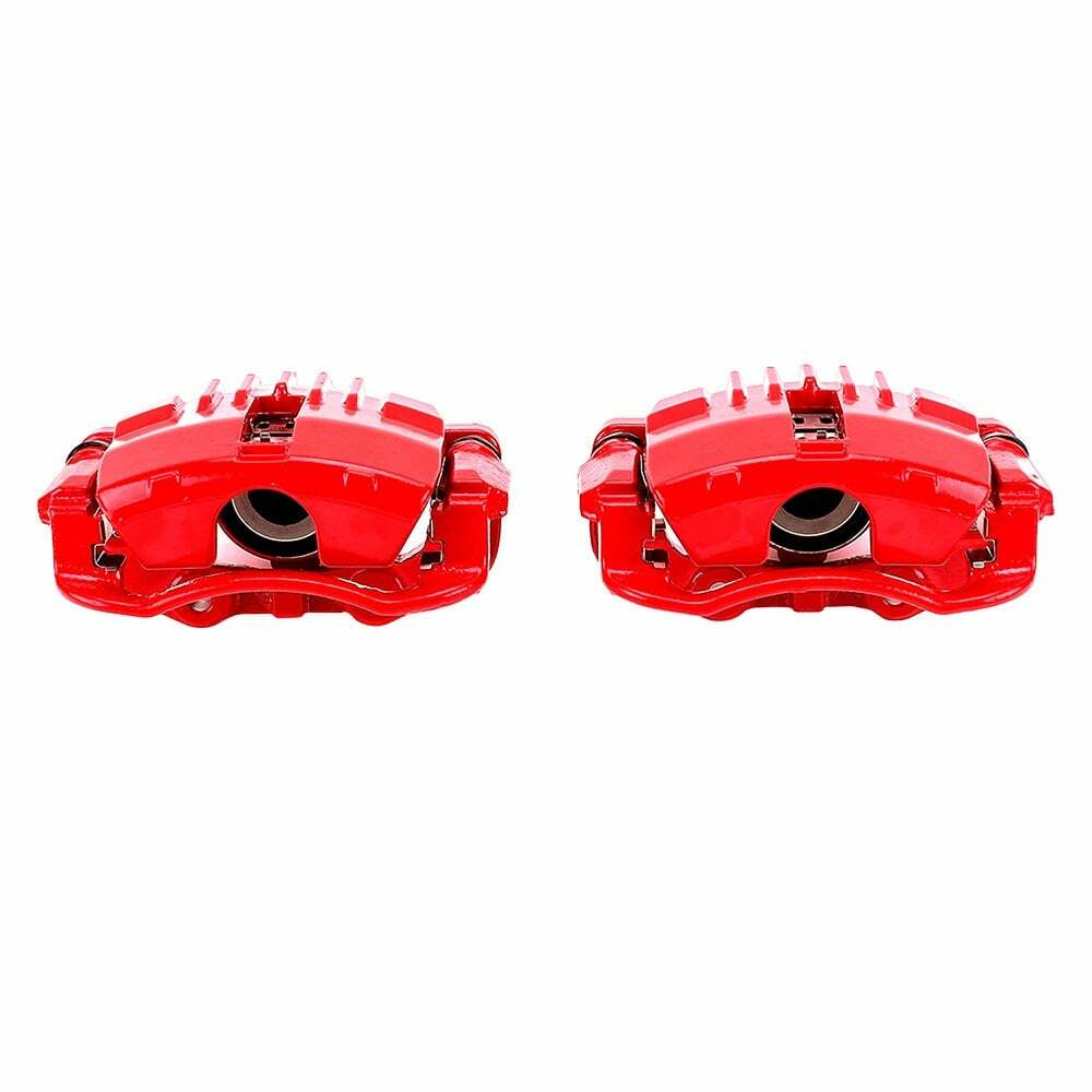Power Stop 97-05 Chevrolet Blazer Rear Red Calipers w/Brackets - Pair - S4712