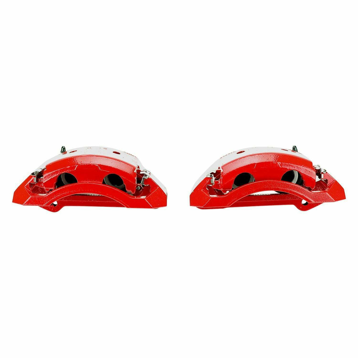 Power Stop 00-02 Dodge Ram 2500 Front Red Calipers w/Brackets - Pair - S4746