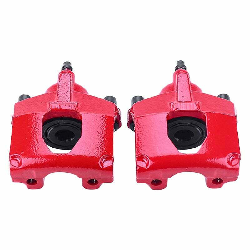 Power Stop 00-07 Chrysler Town & Country Rear Red Calipers w/o Brackets - Pair - S4774