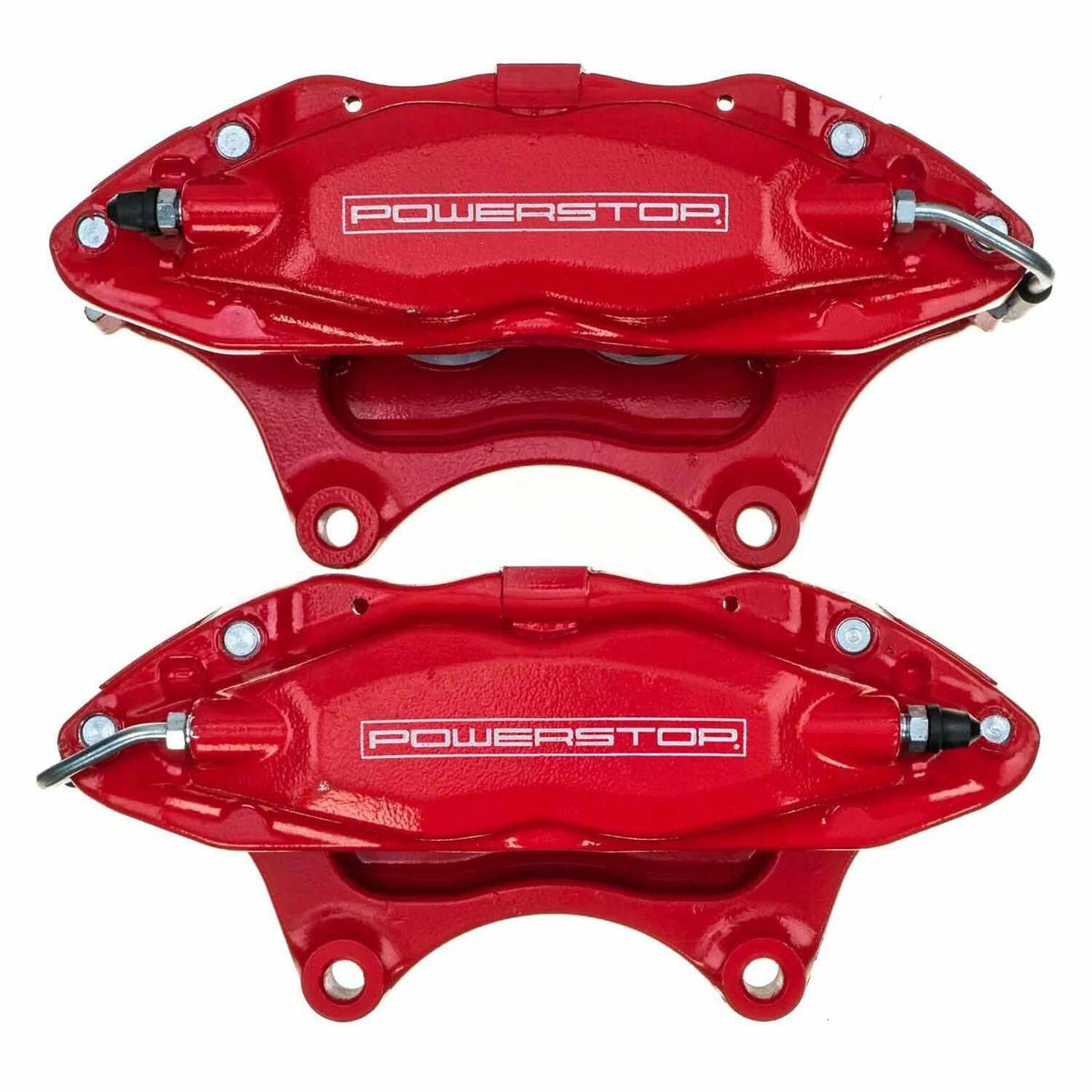 Power Stop 04-07 Cadillac CTS Front Red Caliper - Pair - S4902