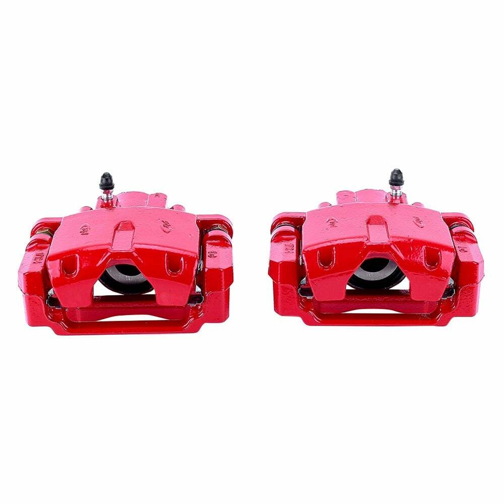 Power Stop 04-09 Cadillac SRX Rear Red Calipers w/Brackets - Pair - S4904