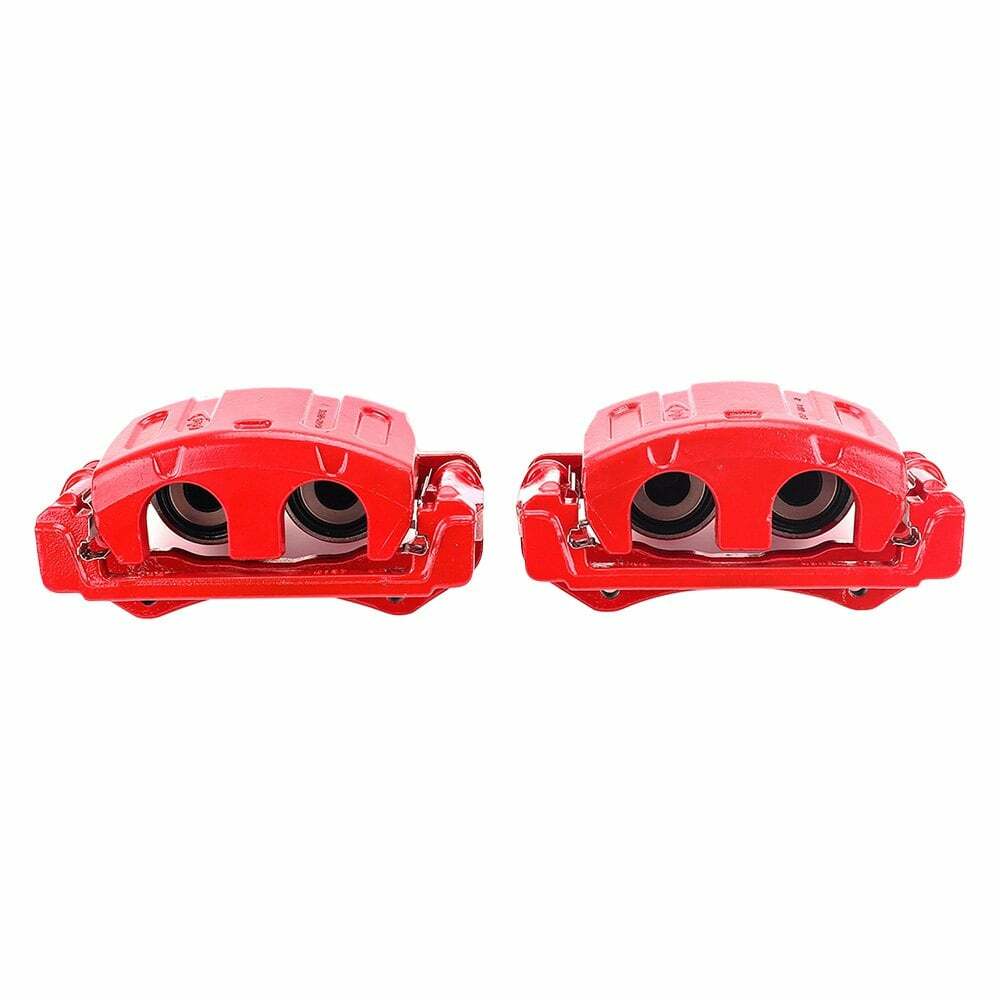 Power Stop 05-07 Ford Five Hundred Front Red Calipers w/Brackets - Pair - S4922
