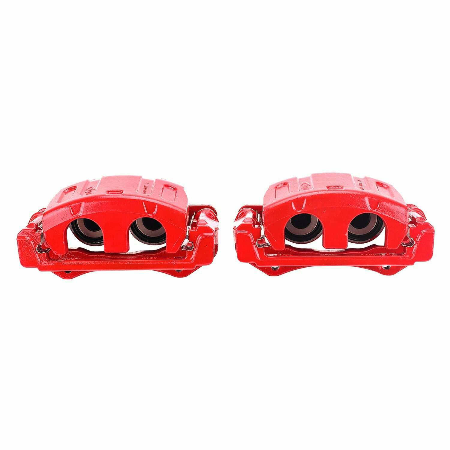 Power Stop 08-09 Ford Taurus Front Red Calipers w/Brackets - Pair - S4922A