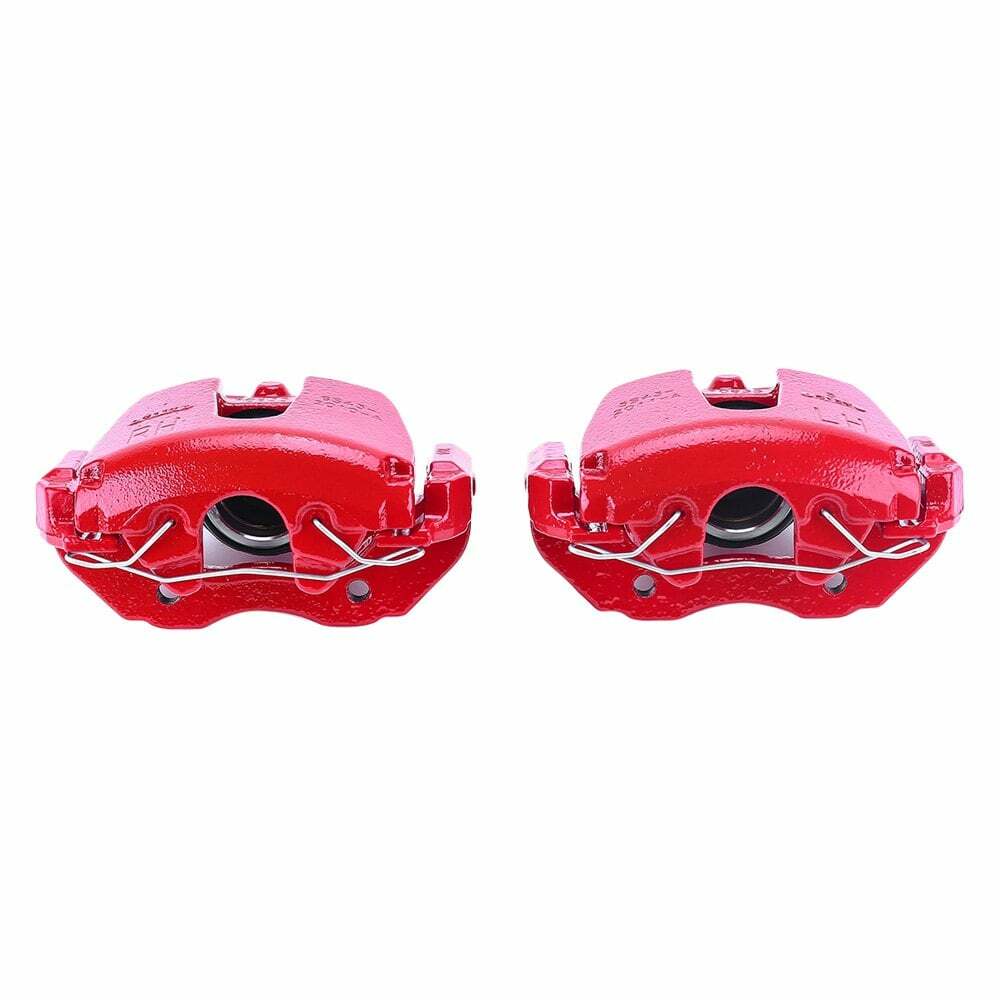 Power Stop 05-07 Ford Focus Front Red Calipers w/Brackets - Pair - S4948