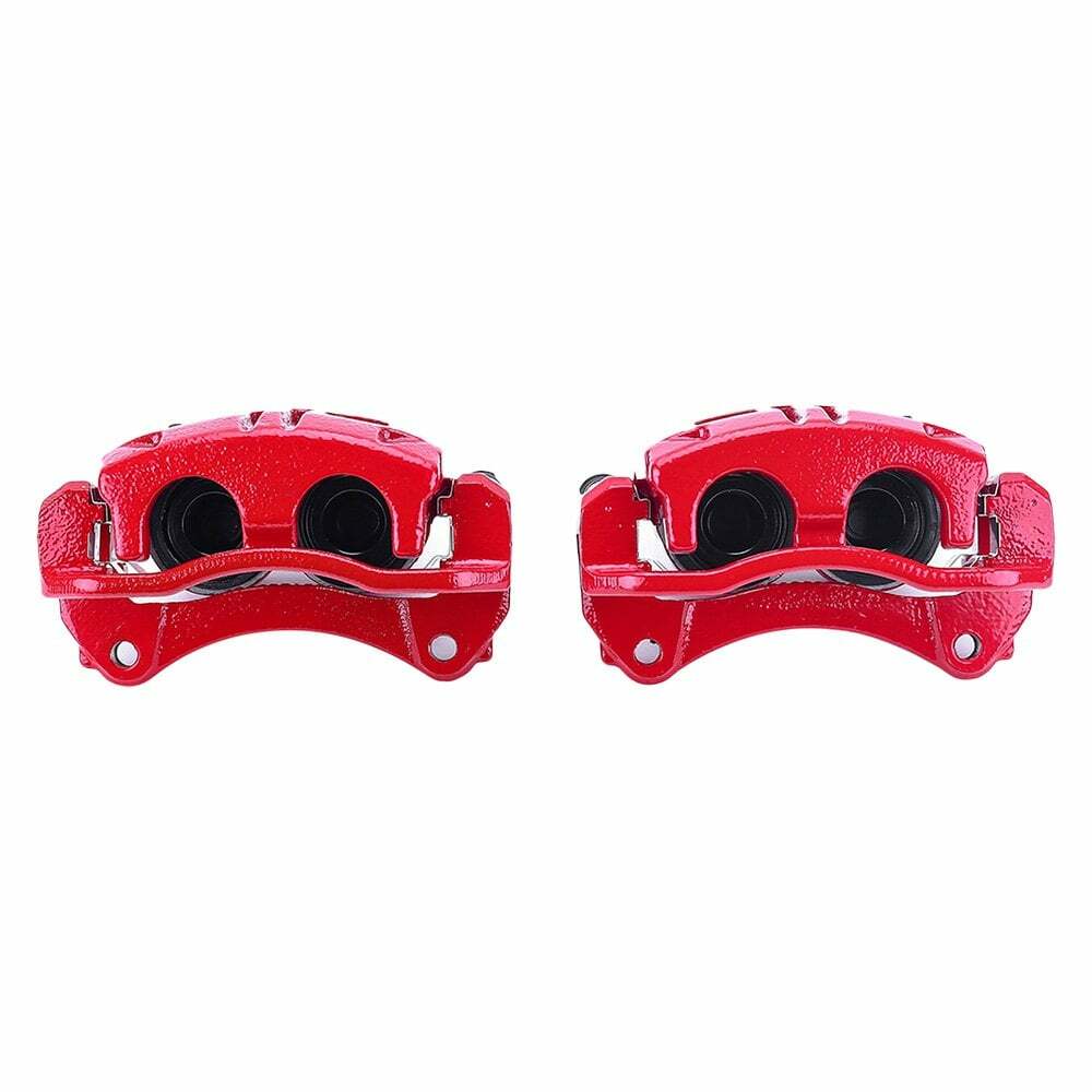Power Stop 05-06 Chevrolet Equinox Front Red Calipers w/Brackets - Pair - S4950