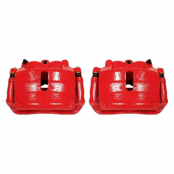 Power Stop 2009 Ford F-150 Front Red Calipers w/Brackets - Pair - S4974A