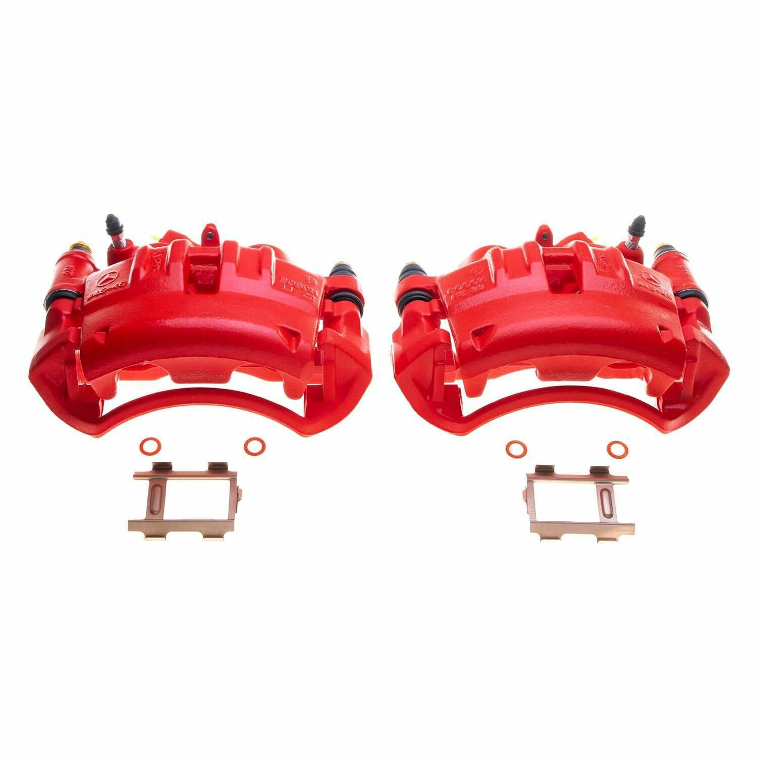 Power Stop 05-06 Dodge Sprinter 2500 Rear Red Calipers - Pair - S4976