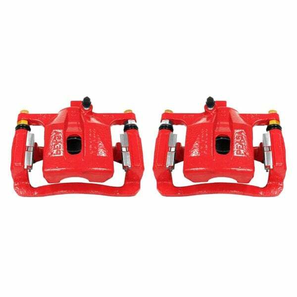 Power Stop 06-10 Hummer H3 Rear Red Calipers w/Brackets - Pair - S5020