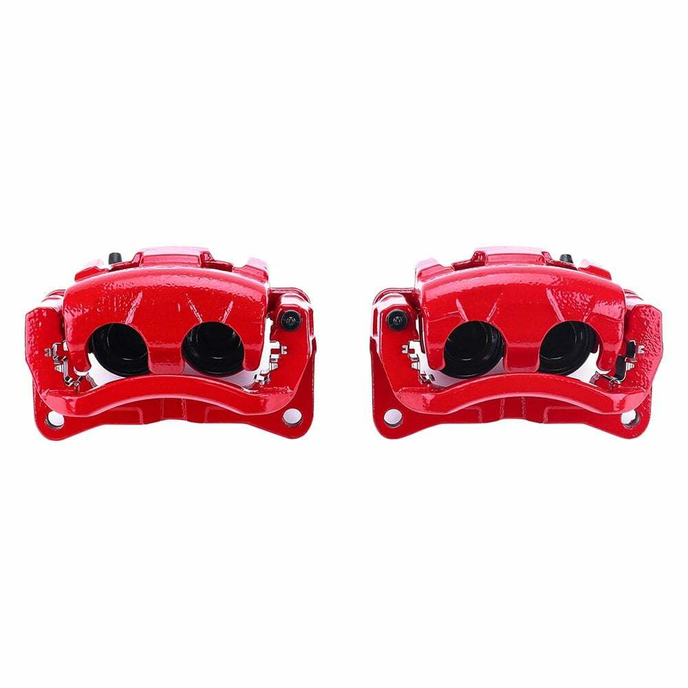 Power Stop 07-10 Ford Edge Front Red Calipers w/Brackets - Pair - S5026A
