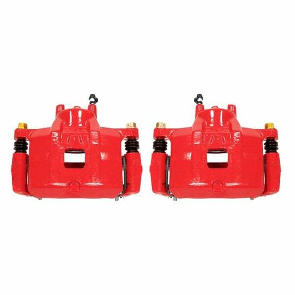 Power Stop 07-12 Dodge Caliber Front Red Calipers w/Brackets - Pair - S5032A