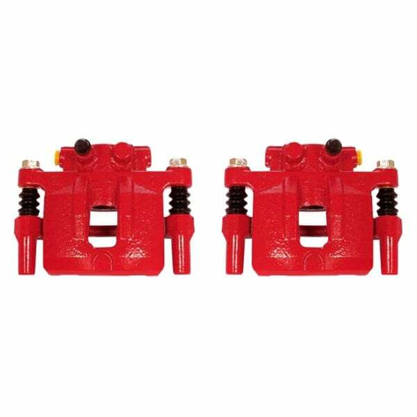 Power Stop 11-14 Chrysler 200 Rear Red Calipers w/Brackets - Pair - S5038