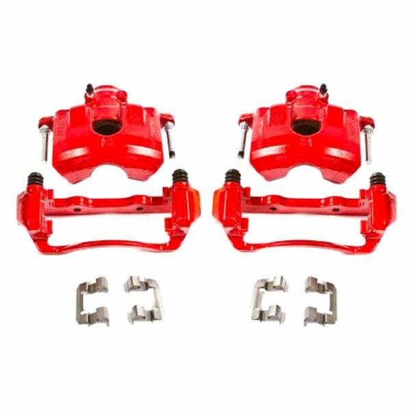 Power Stop 08-11 Ford Focus Front Red Calipers w/Brackets - Pair - S5068
