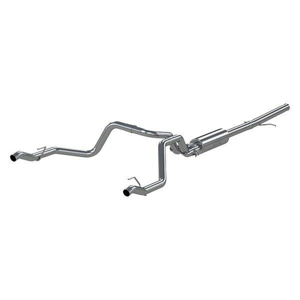 MBRP 2 1/2" Cat Back, Dual Rear , T304 (2019-2020 Silverado 1500,2019-2020 GMC Sierra 1500) - S5085304