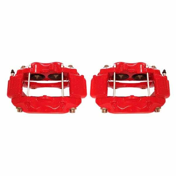 Power Stop 05-10 Chrysler 300 Front Red Calipers w/o Brackets - Pair - S5086