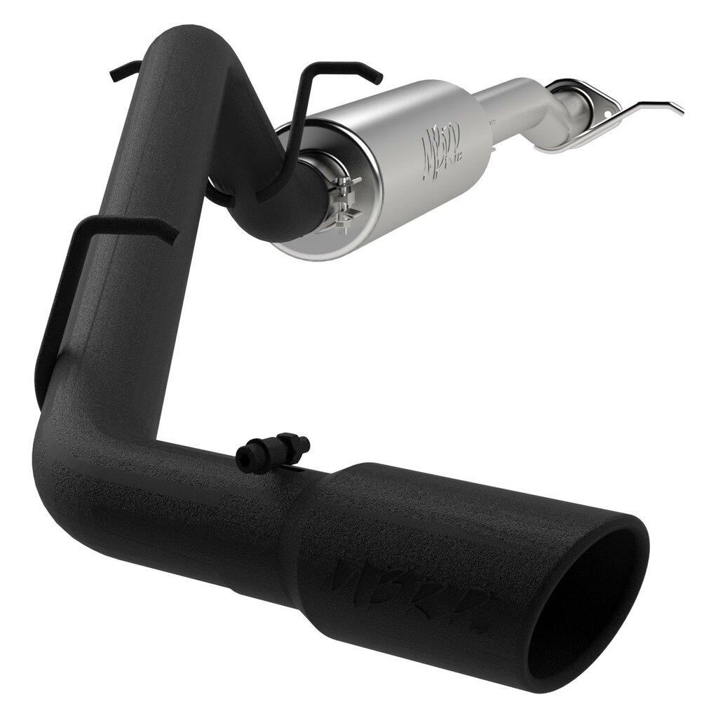 MBRP 3in. Cat Back; Turn Down; T409 (2017-2020 GMC Canyon,2017-2020 Colorado) - S5090BLK