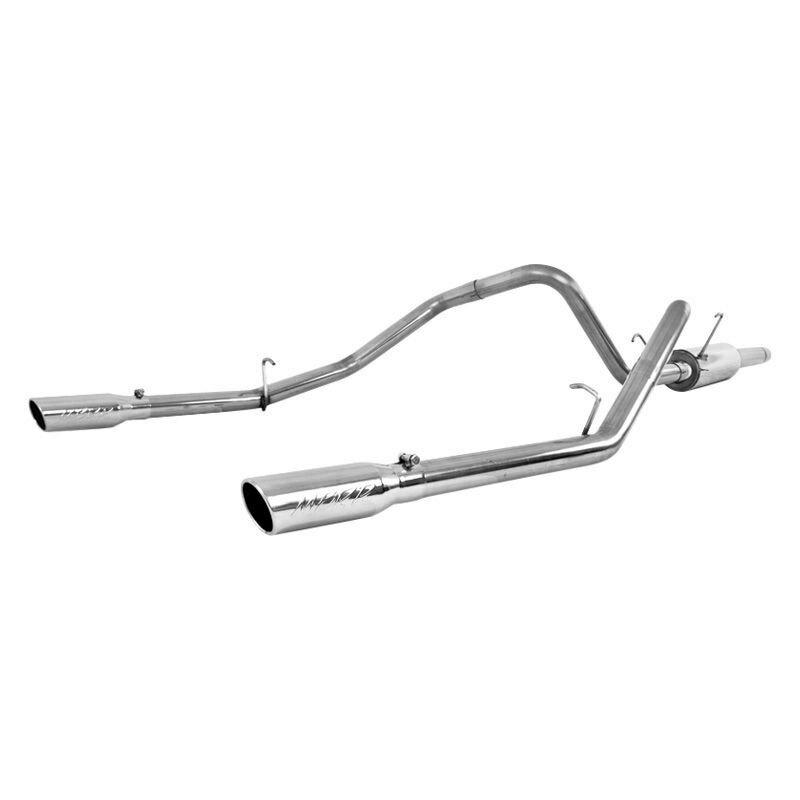 MBRP 2 1/2in. Cat Back; Dual Split Rear; T409 (2003-2003 Ram 1500) - S5108409