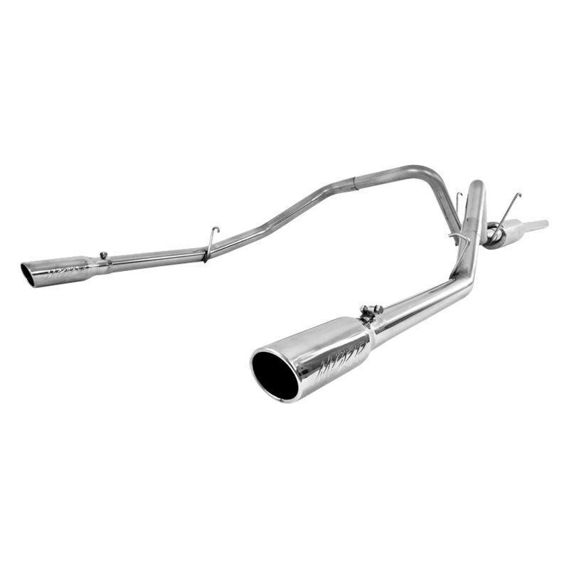 MBRP 2 1/2in. Cat Back; Dual Split Rear; T409 (2006-2008 Ram 1500) - S5126409