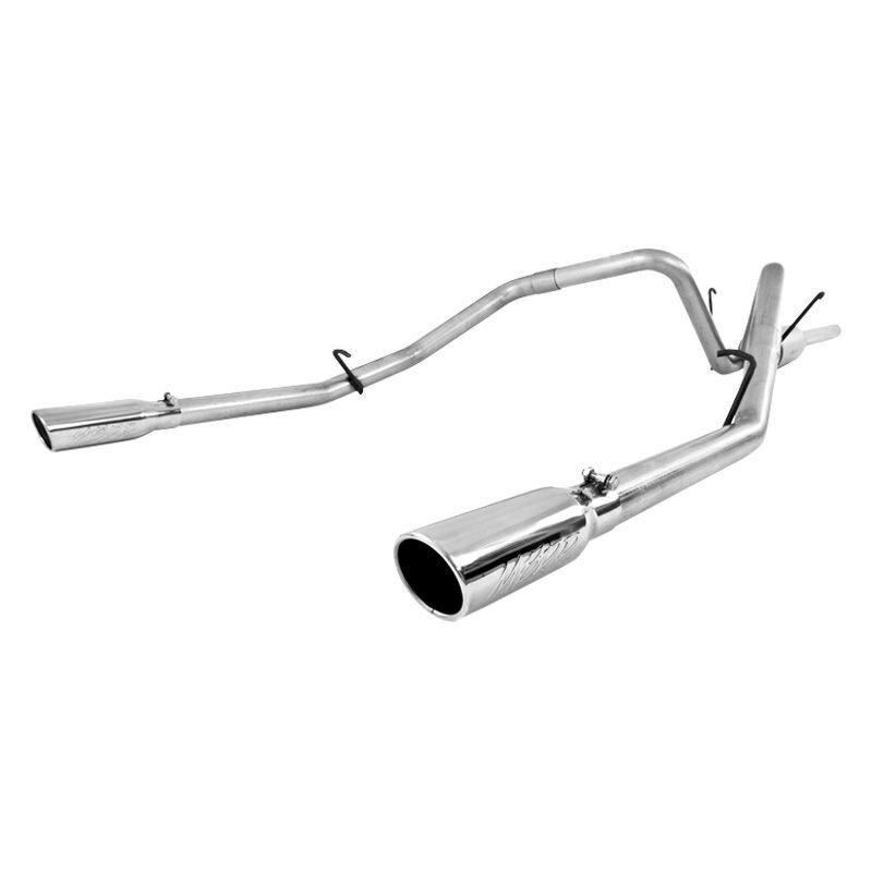 MBRP 2 1/2in. Cat Back; Dual Split Rear; AL (2006-2008 Ram 1500) - S5126AL