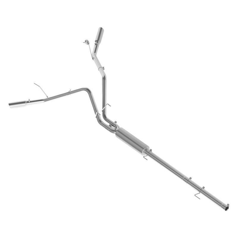 MBRP 2 1/2in. Cat Back; Dual Split Side; T409 (2019-2019 Ram 1500 Classic,2009-2010 Ram 1500,2011-2018 Ram 1500) - S5144409