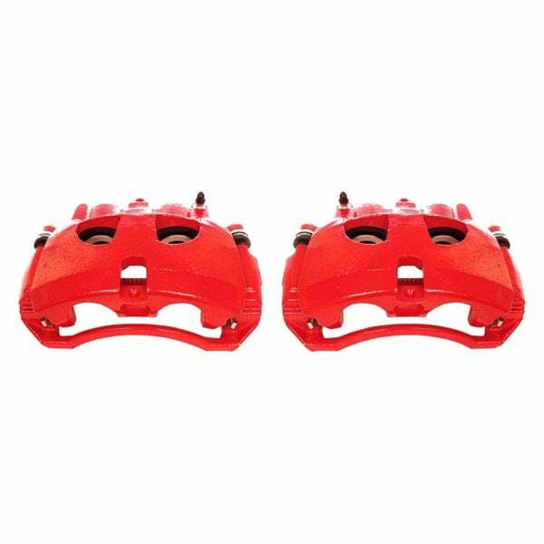 Power Stop 09-10 Dodge Ram 2500 Front Red Calipers w/Brackets - Pair - S5172