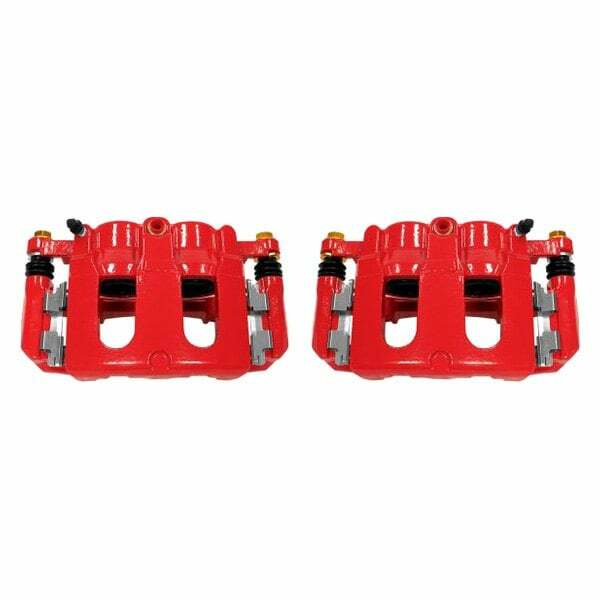 Power Stop 11-17 Ford Explorer Front Red Calipers w/Brackets - Pair - S5214