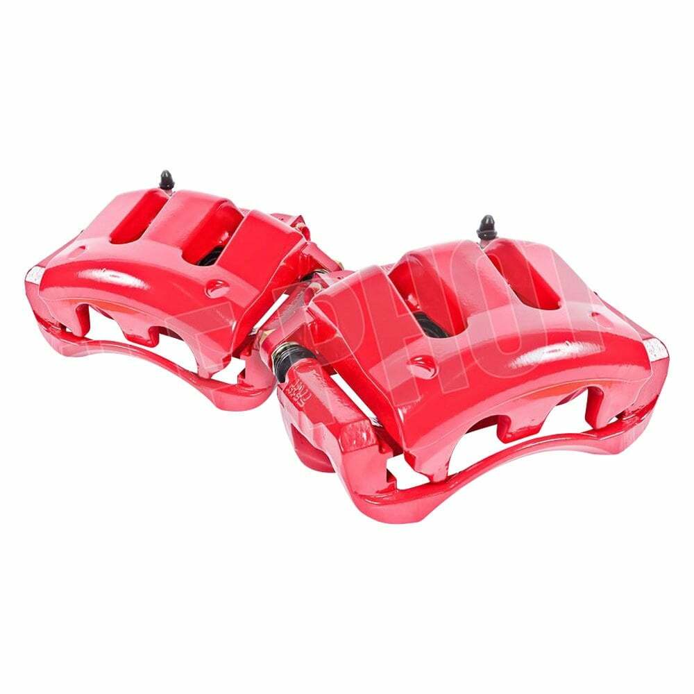 Power Stop 10-15 Chevrolet Camaro Rear Red Calipers w/o Brackets - Pair - S5282