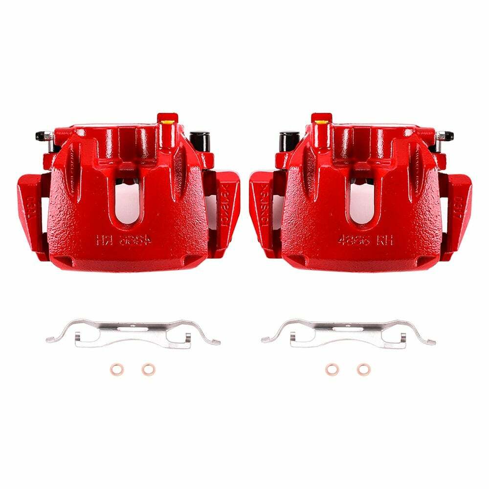 Power Stop 11-17 Dodge Durango Front Red Calipers w/Brackets - Pair - S5296A