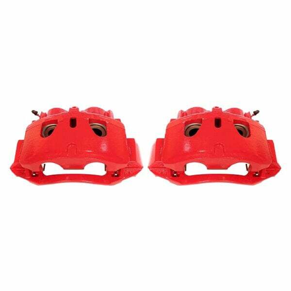 Power Stop 11-19 Chevrolet Silverado 2500 HD Front Red Calipers w/Brackets - Pair - S5302
