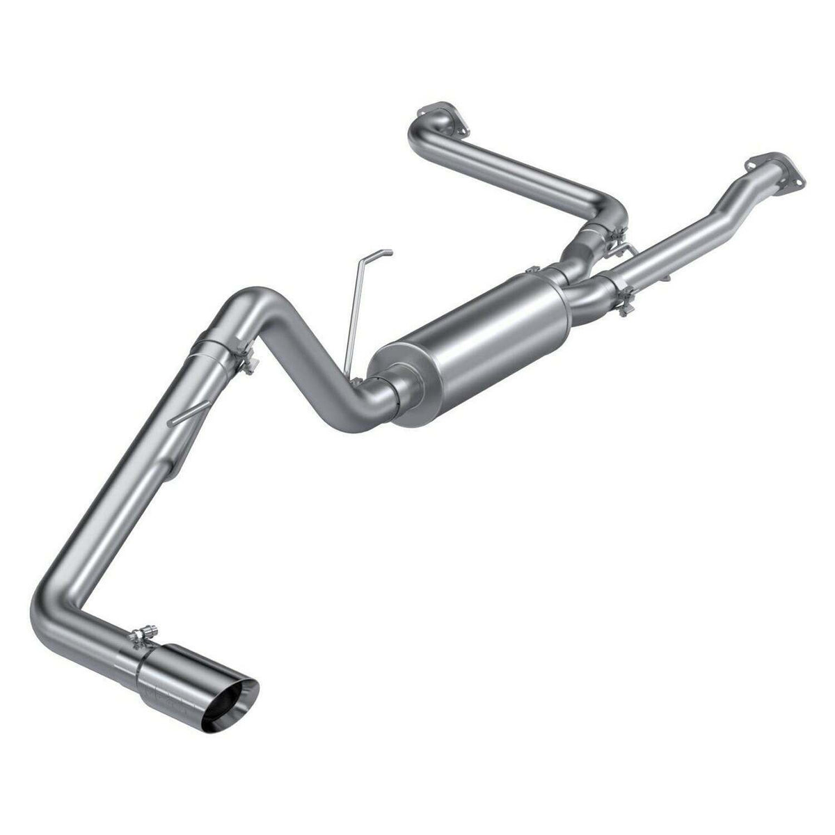 MBRP 2.5 Inch Cat Back, 3 Inch Single Side , T304 (2022-2023 Frontier PRO-4X, Frontier PRO-X, Frontier S, Frontier SV) - S5407304