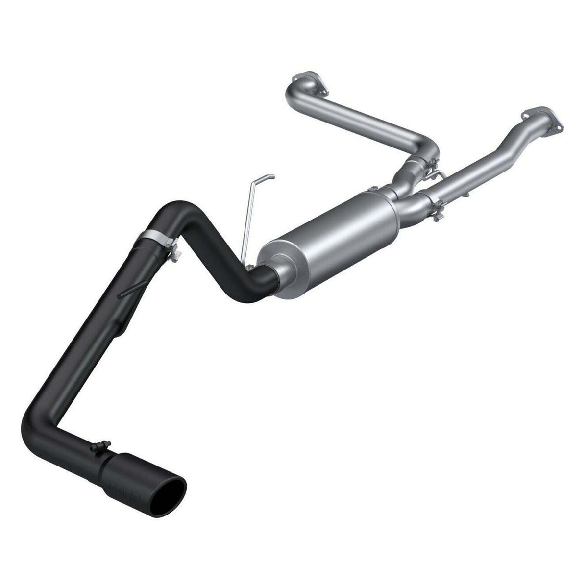 MBRP 2.5 Inch Cat Back, 3 Inch Single Side , BLK (2022-2023 Frontier PRO-4X, Frontier PRO-X, Frontier S, Frontier SV) - S5407BLK