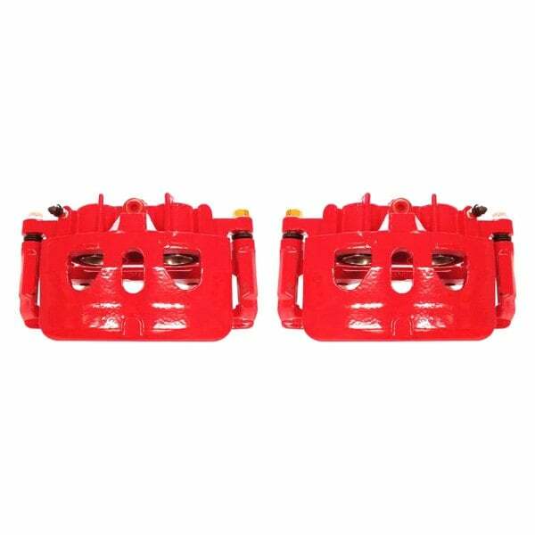 Power Stop 13-17 Ford Explorer Front Red Calipers w/Brackets - Pair - S5468