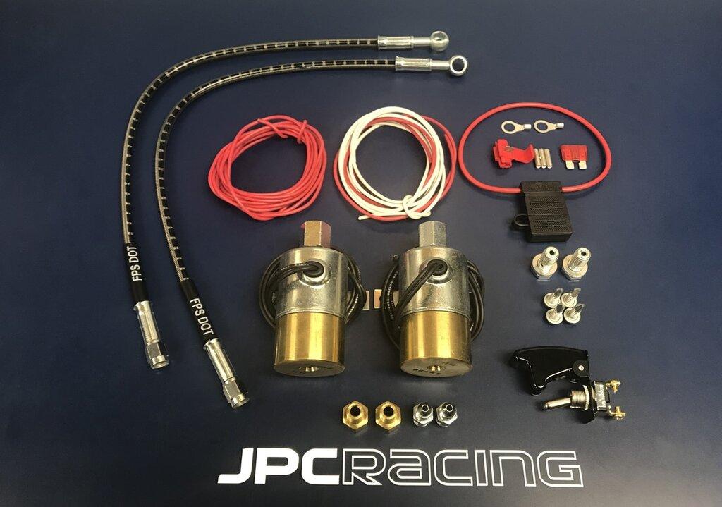 JPC Line Lock Kit with Stainless Steel Brake Line Upgrade (2015-2023 Mustang) - 16701