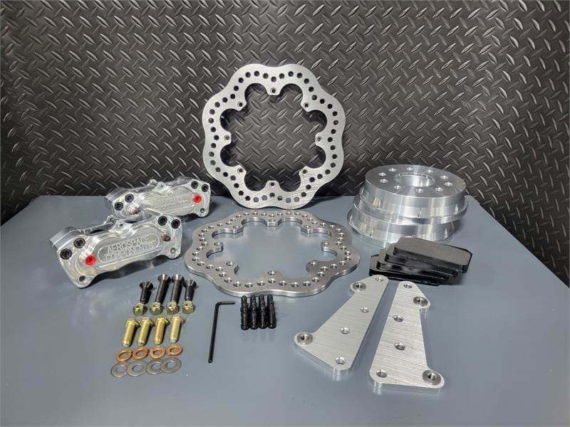 Aerospace Components 4 Piston Pro-Lite Front Drag Race Kit (2005-2014 Mustang) - AC-252P