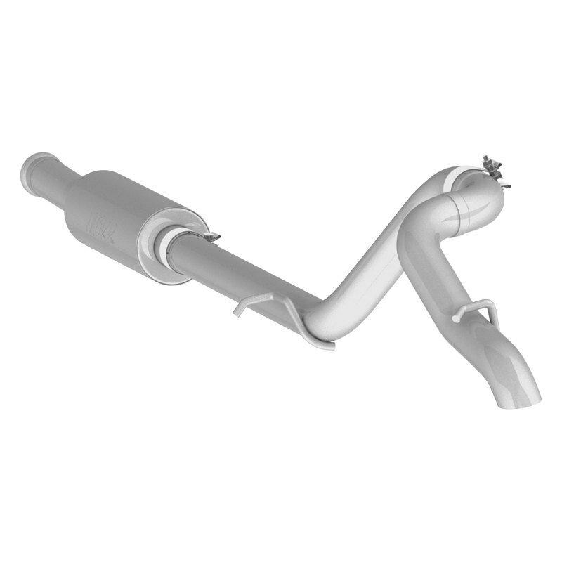 MBRP 2 1/2" Cat Back, Single Rear Exit, Al (2018-2019 Wrangler) - S5531AL