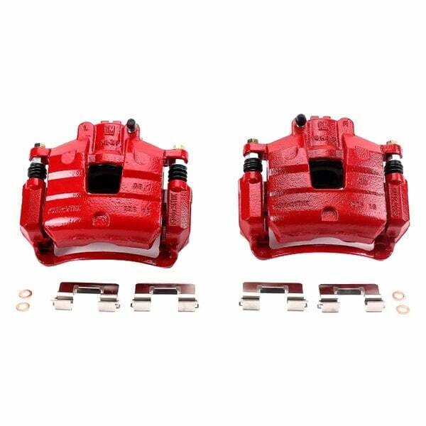Power Stop 2017 Buick LaCrosse Front Red Calipers w/Brackets - Pair - S5546