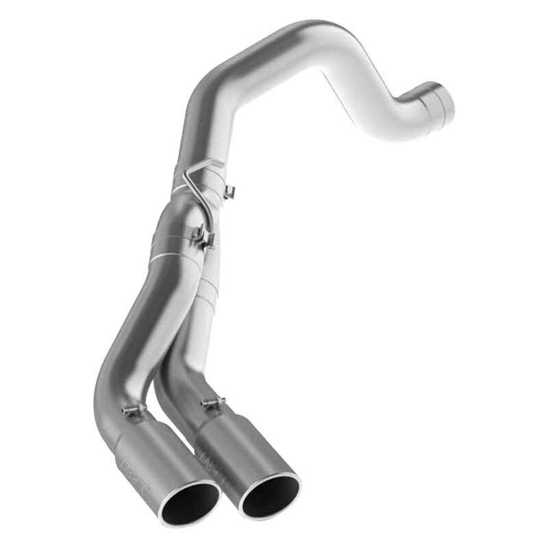 MBRP 4in. Filter Back; Dual Outlet Single Side; T409 (2013-2018 Ram 2500,2013-2018 Ram 3500) - S6167409