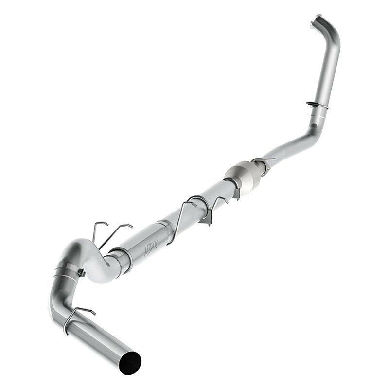 MBRP 5in. Turbo Back (Stock Cat); Single Side Exit; AL (2003-2007 F-350 Super Duty,2003-2007 F-250 Super Duty) - S62340P