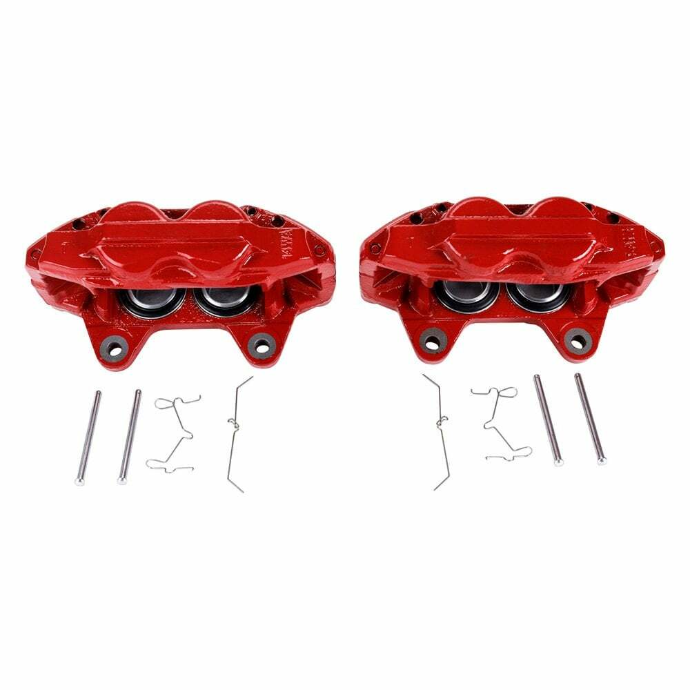 Power Stop 10-15 Lexus GX460 Front Red Calipers w/o Brackets - Pair - S6278