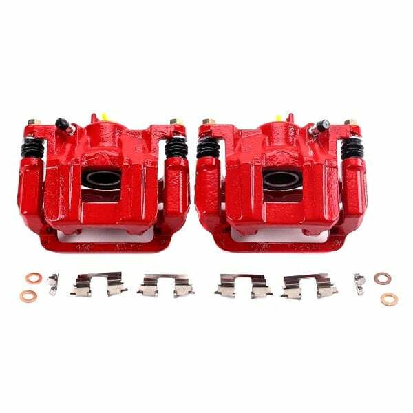 Power Stop 11-17 Honda Odyssey Rear Red Calipers w/Brackets - Pair - S6446