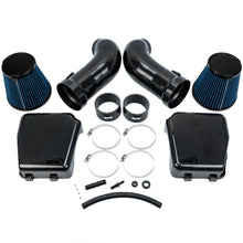 Snyder Performance Engineering 3k Twill Carbon Fiber Cold Air Intakes - Blue Filters (2024-2026 Mustang GT) - SPE-C100212