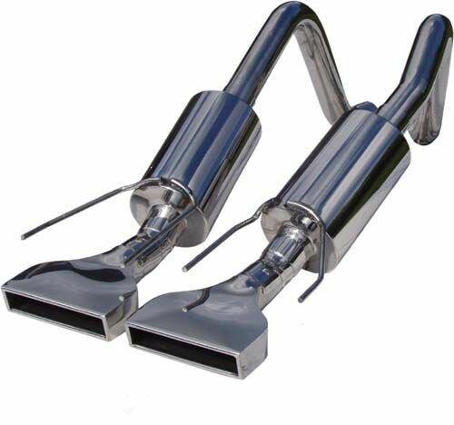 MBRP 05-09 Corvette C6 Dual Muffler AxleBack w/4" Rectangle Tips