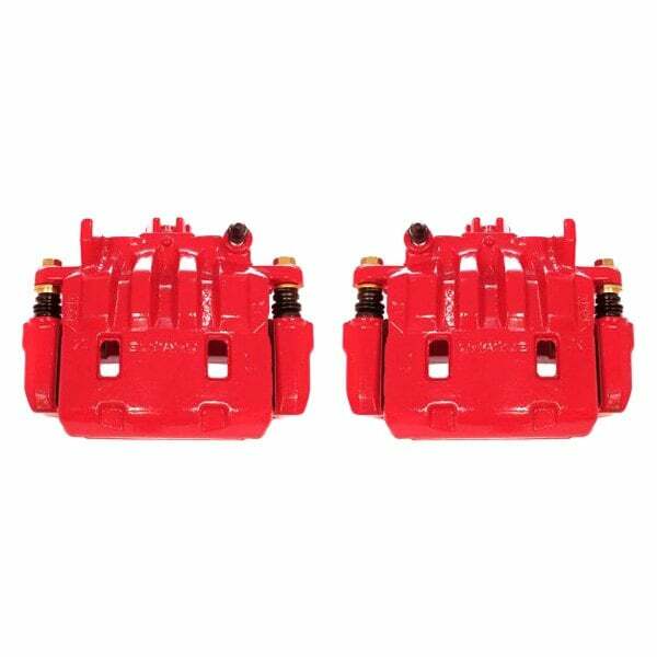Power Stop 13-16 Scion FR-S Front Red Calipers w/Brackets - Pair - S7084