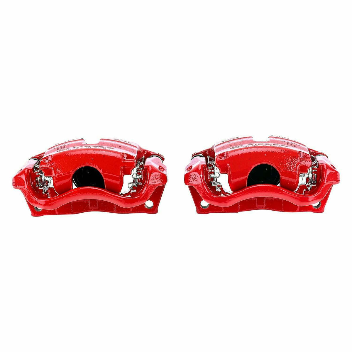 Power Stop 14-18 Mazda 3 Front Red Calipers w/Brackets - Pair - S7158
