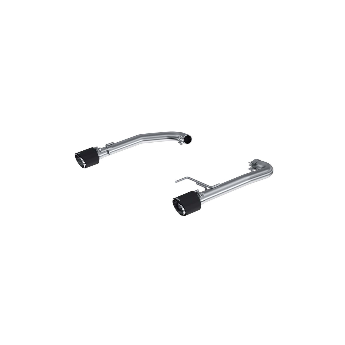 MBRP T304 Stainless Steel 2.5" Axle-Back Dual Rear Exit - Carbon Fiber Tips (2015-2023 Mustang 2.3L EcoBoost) - S72473CF