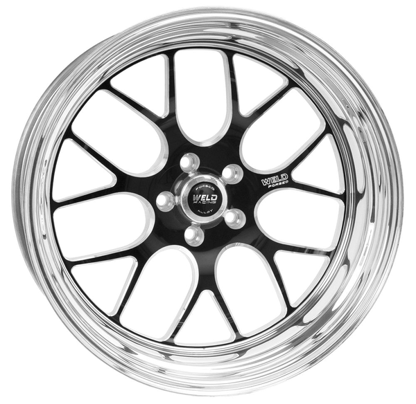Weld Racing 17x10" S77B Rear Wheel (Black) (2015-2023 Mustang / 2024+ Mustang Non PP / Dark Horse)  - 77LB7100A80A